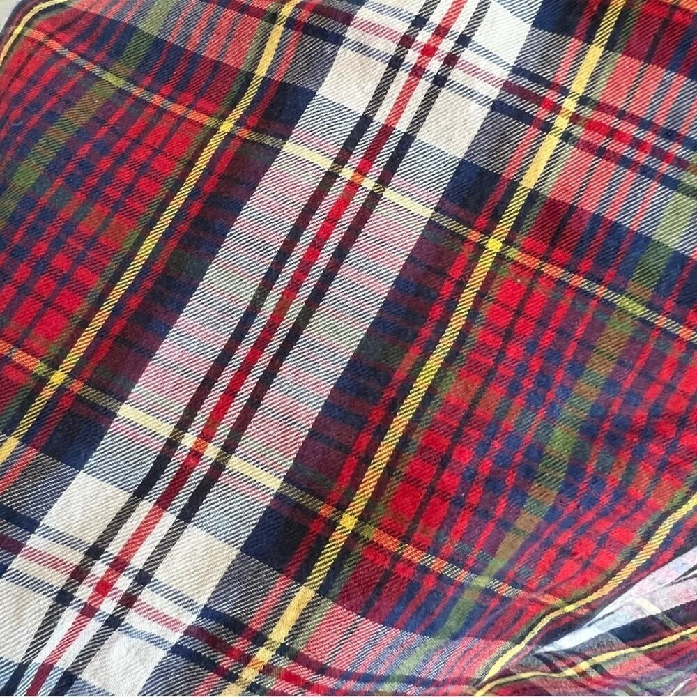Ralph Lauren Utility Denim & Supply Lightweight Plaid Button Front Shirt Large - Picture 6 of 6